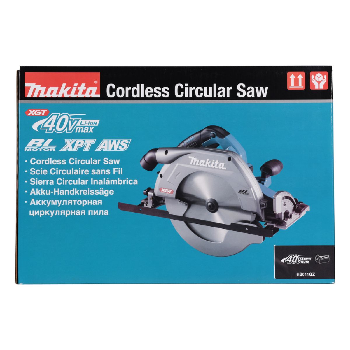 Makita Akku-Handkreissäge 101mm 40V max. (ohne Akku, ohne Ladegerät) HS011GZ