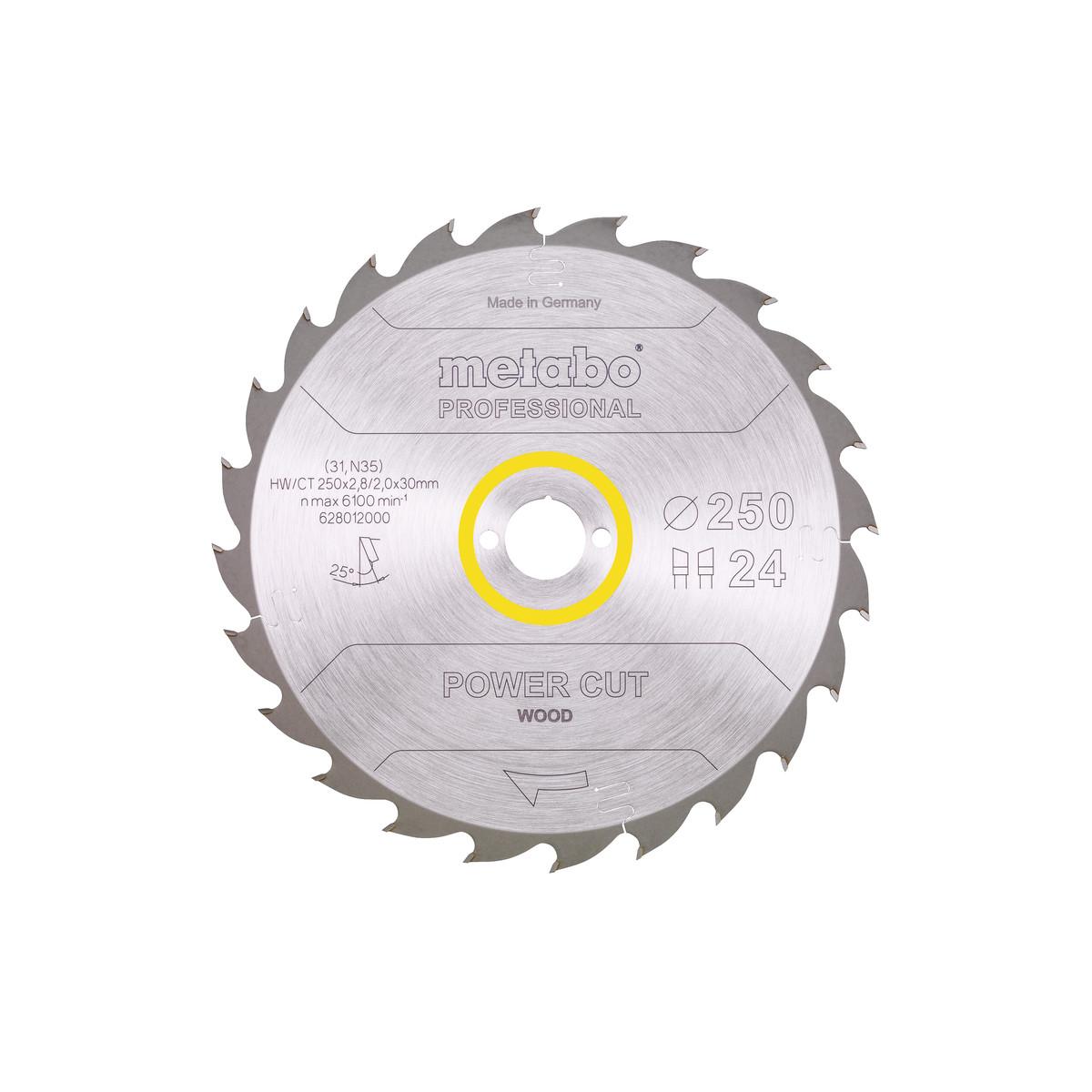 Metabo Sägeblatt power cut wood professional WZ 25°