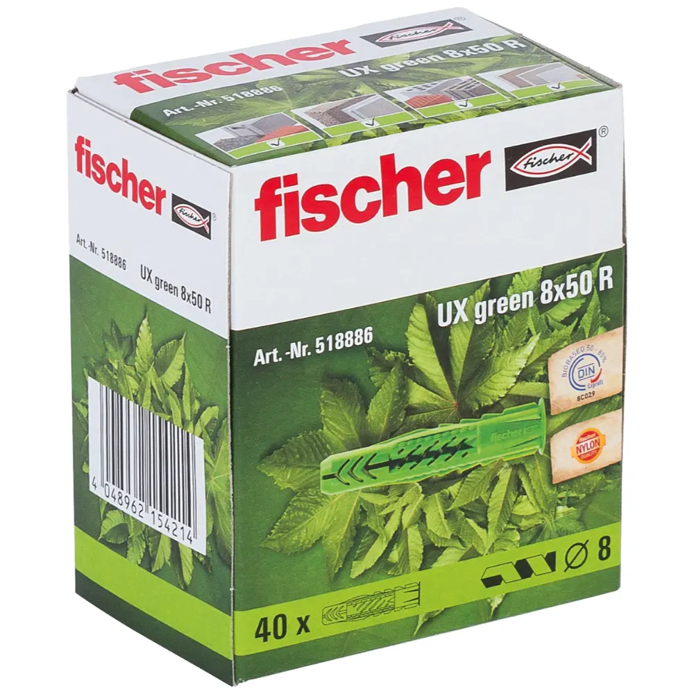 Fischer Universaldübel UX Green 8x50 R