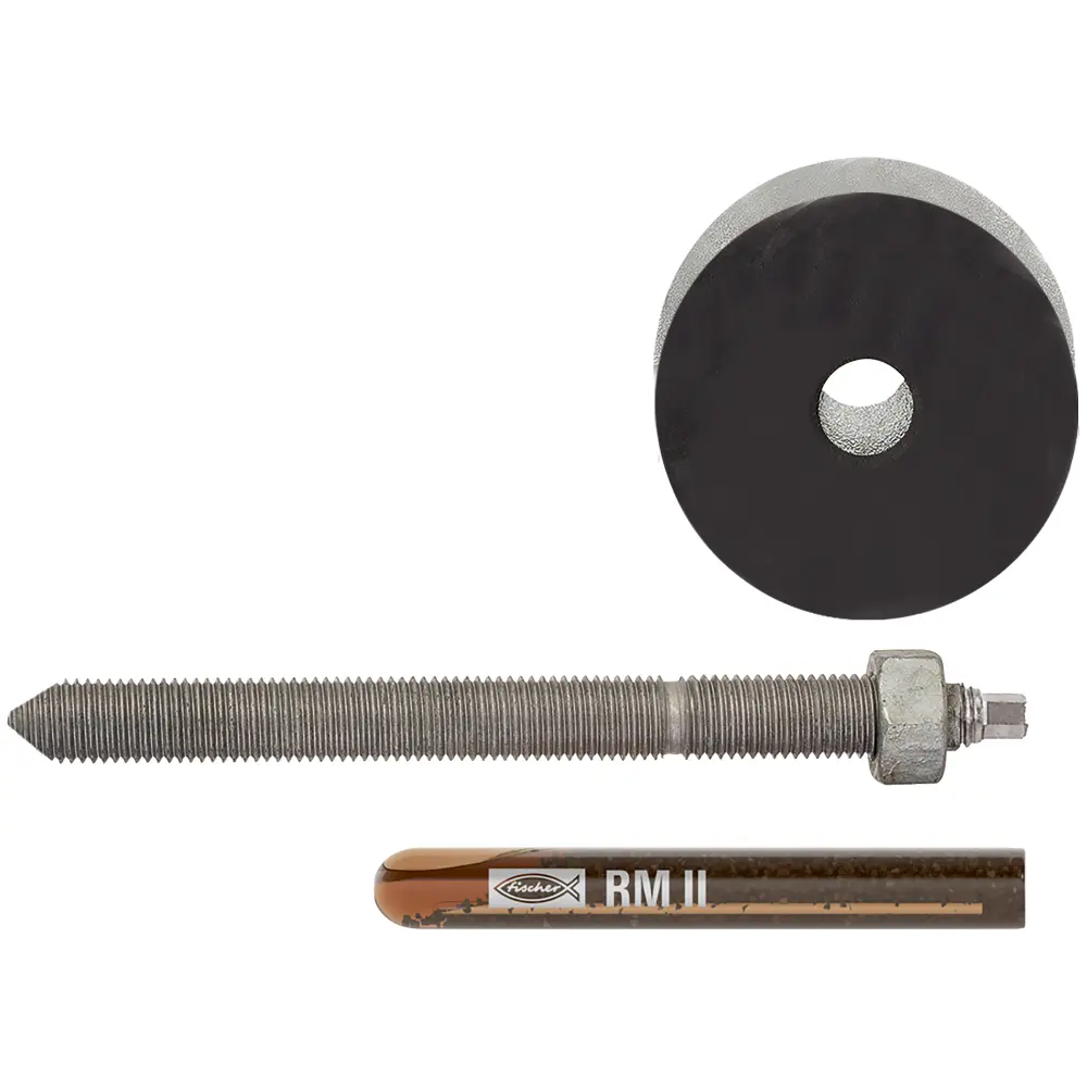 Fischer Superrail-Set RM II Set-RK M20x190/34 8.8 feuerverzinkt Leitplankenanker