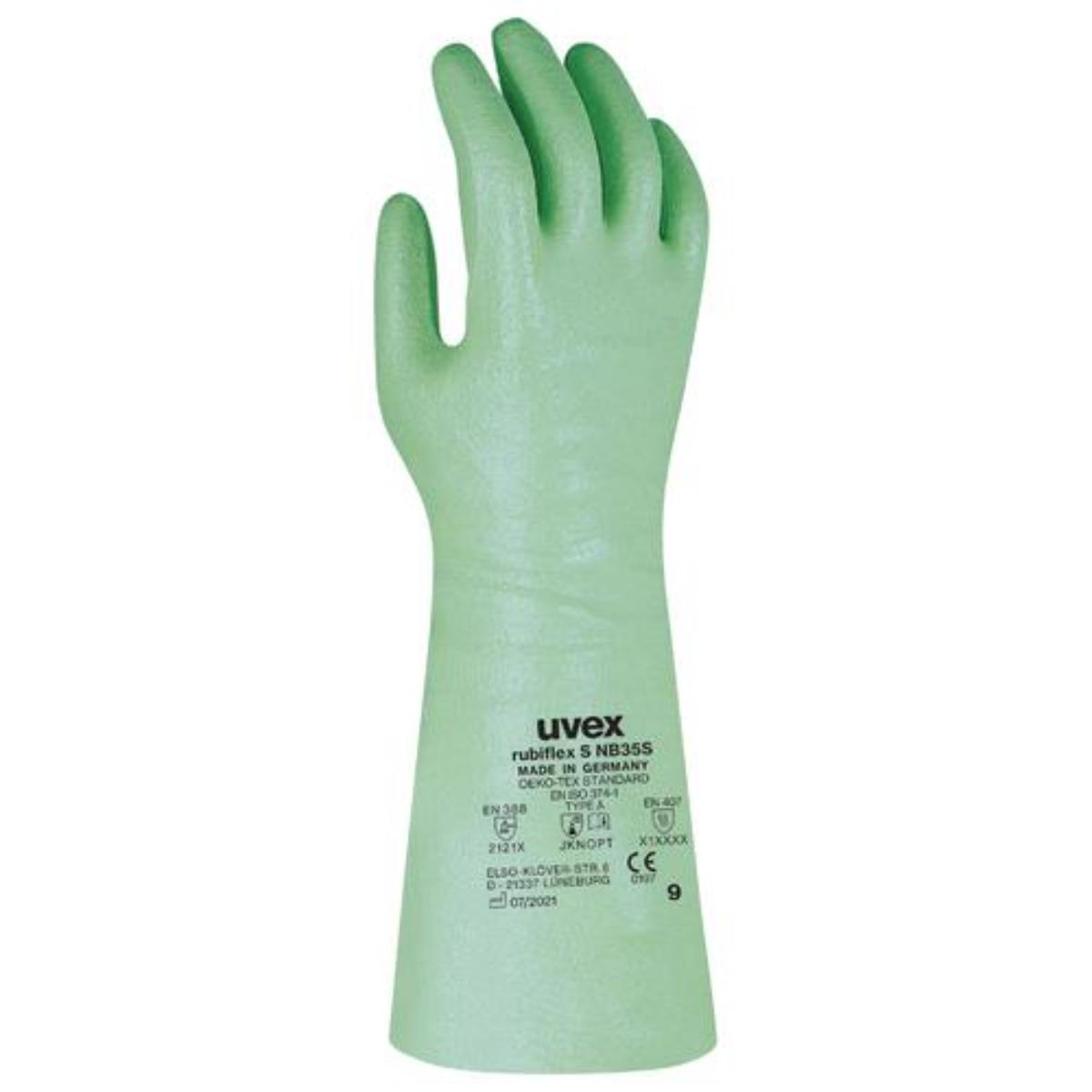 uvex rubiflex S NB35S Chemikalienschutzhandschuh