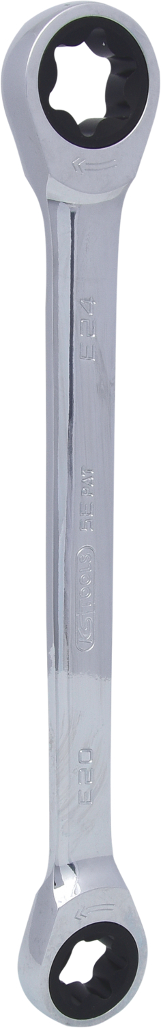 KS Tools GEARplus Torx-E-Doppel-Ratschenringschlüssel