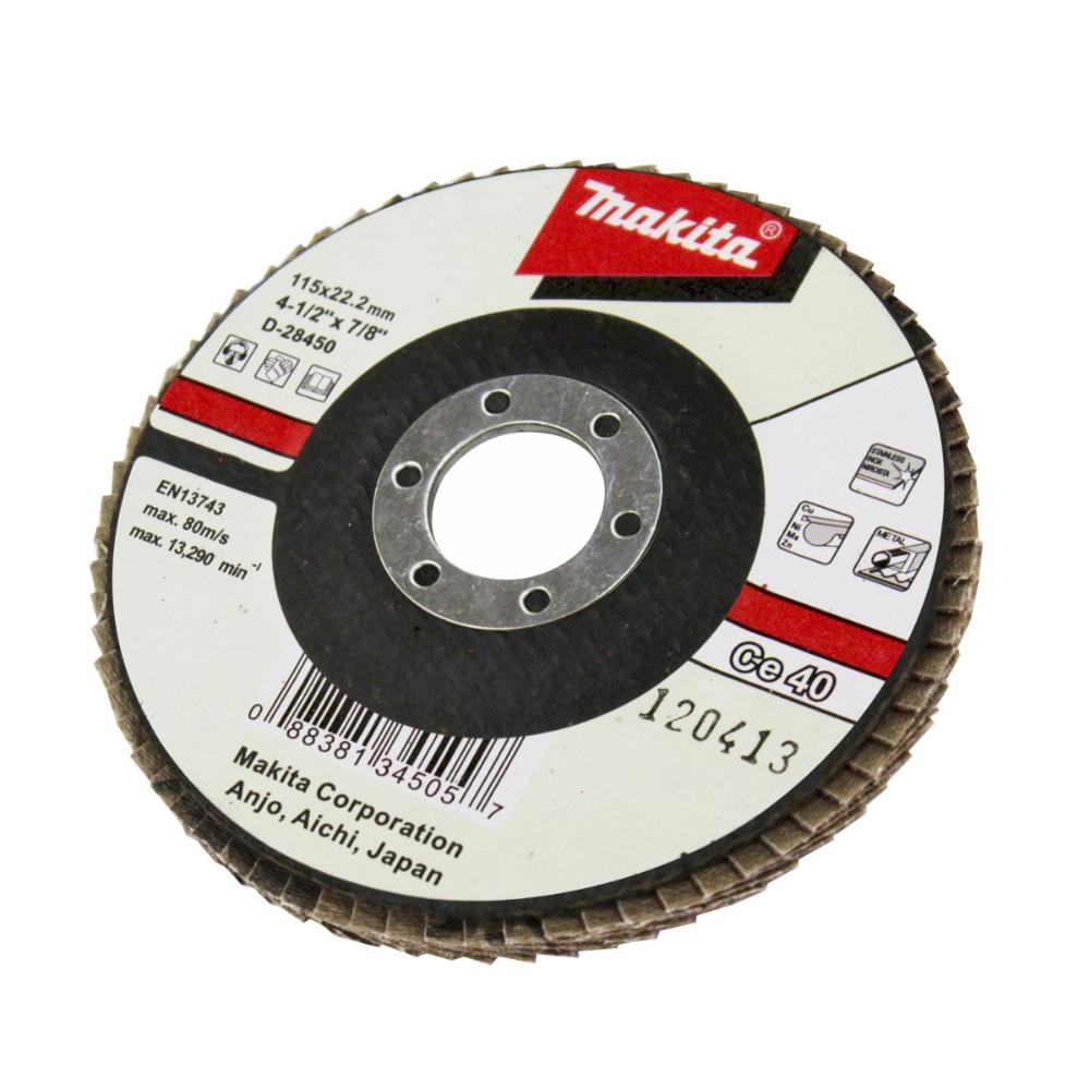 Makita Fächerschleifscheibe 115mm 40F - D-28450