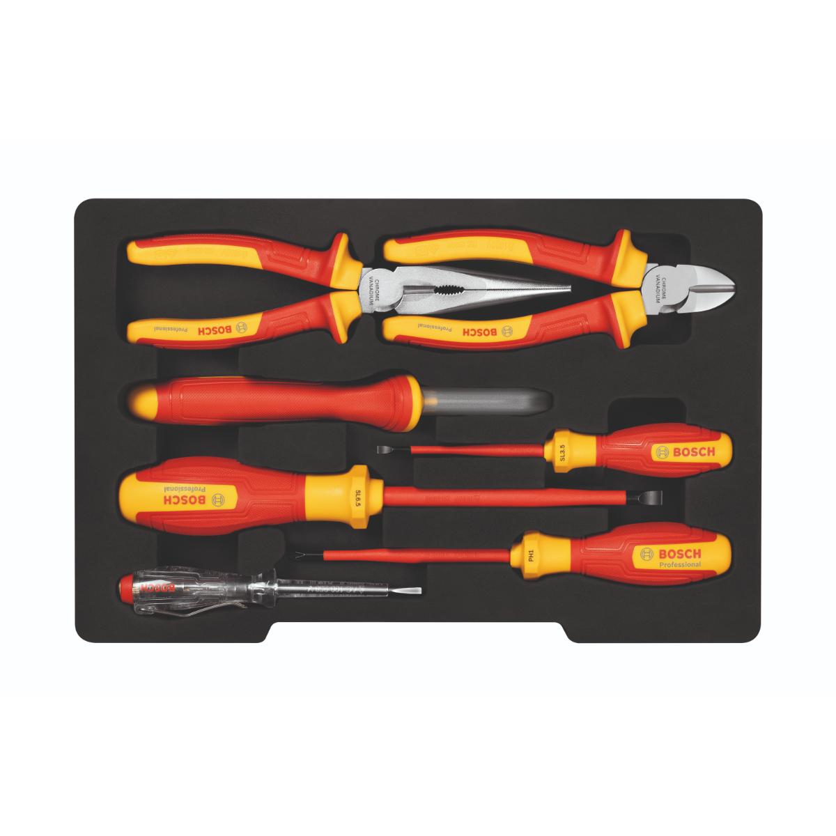 Bosch VDE Werkzeug-Set gemischt 7-teilig