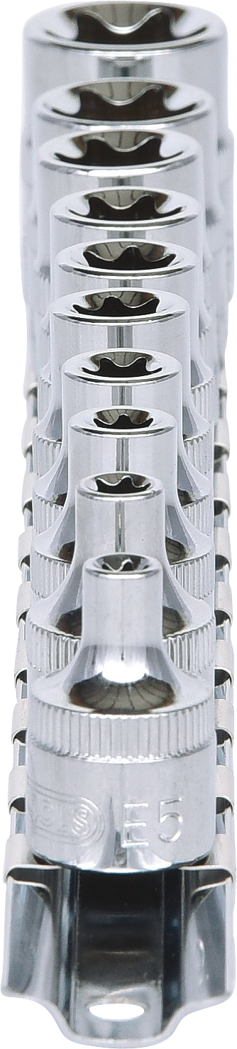 KS Tools 3/8" CHROMEplus Torx-E Stecknuss-Satz, 10-tlg