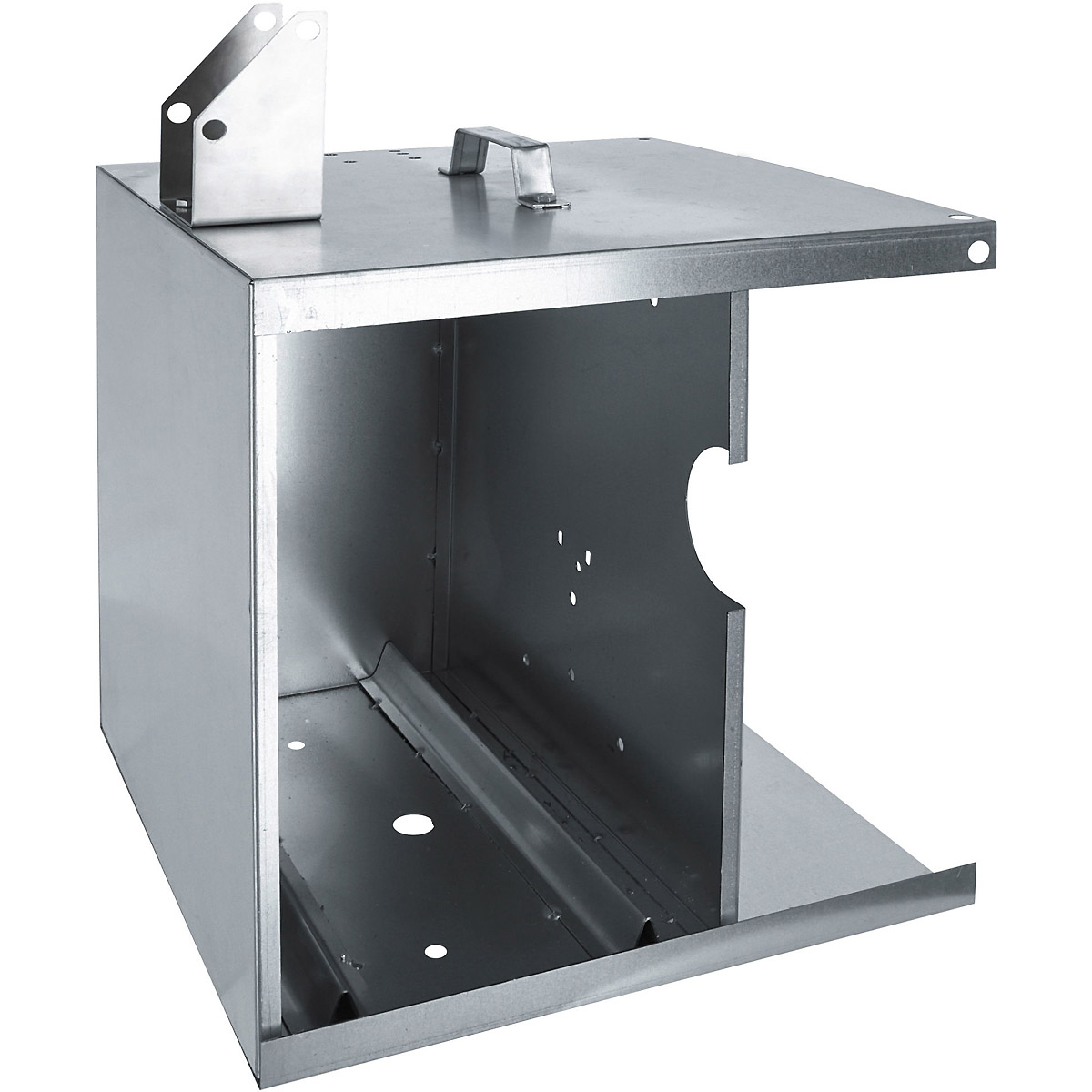 Kerbl Metall-Akkukasten mit Dach für AN-12V-Geräte