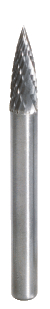 KS Tools HM Spitzbogen-Frässtift Form G