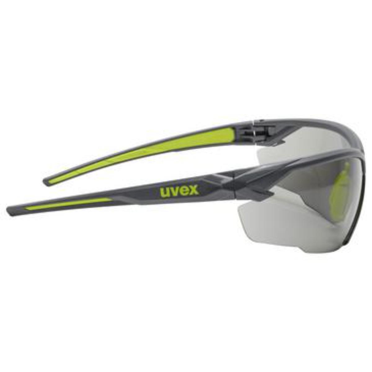 uvex Bügelbrille suxxeed 23% grau, gelb, anthrazit, lime