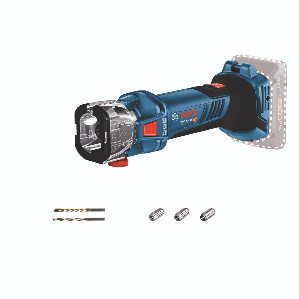Bosch Akku-Rotationswerkzeug GCU 18V-30, Spannzangenschlüssel