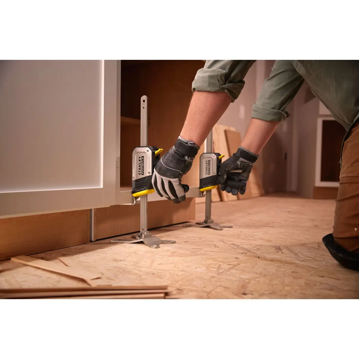 STANLEY Tradelift Universal Einhand-Montagewerkzeug zum Heben und Spannen (Paar)