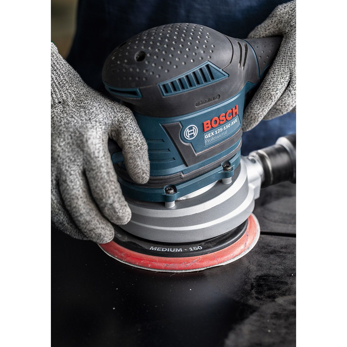 Bosch EXPERT Multiloch-Pad, hart,M8+5/16 EXP, 125mm