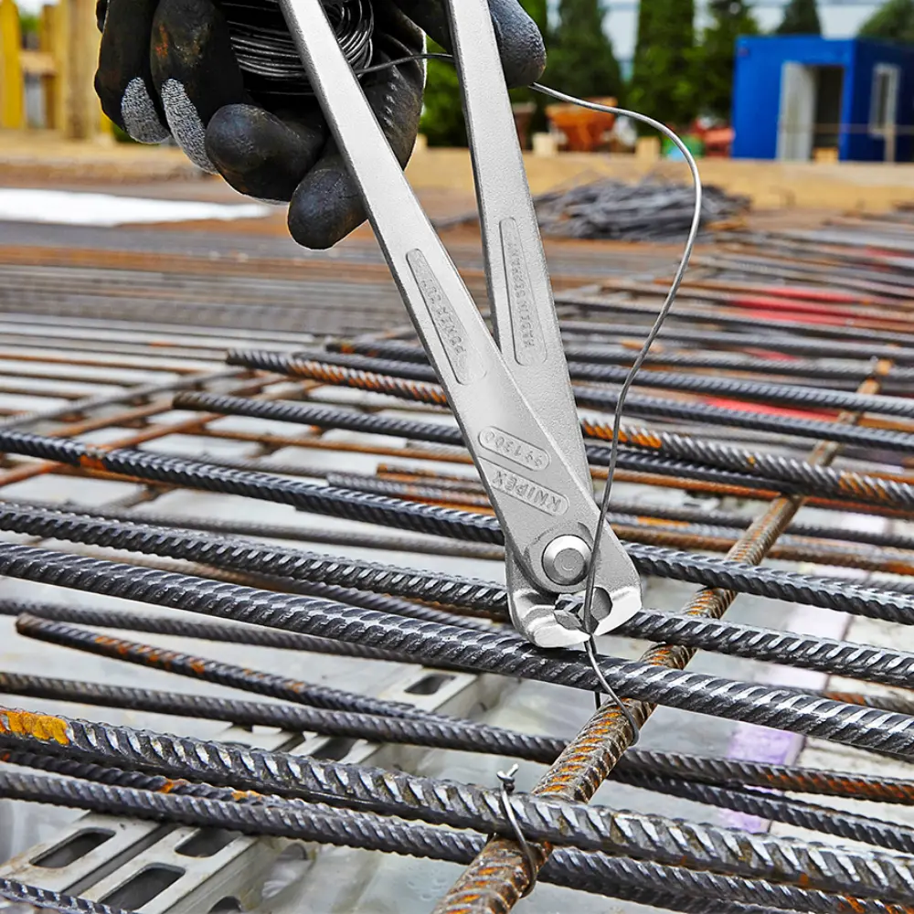 KNIPEX Kraft-Monierzange hochübersetzt glanzverzinkt 300 mm