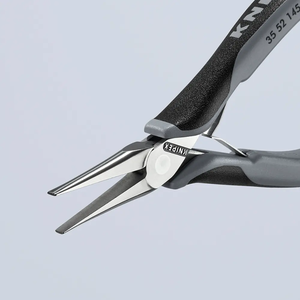KNIPEX Elektronik-Greifzange ESD mit durchgestecktem Gelenk spiegelpoliert 145 mm