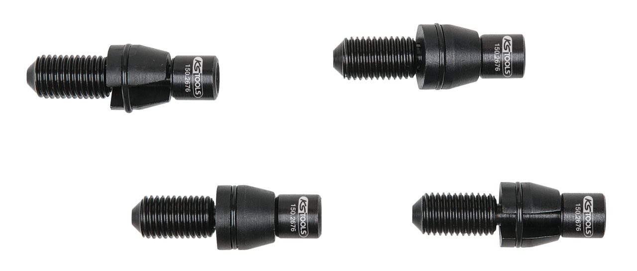 KS Tools VAG Fixierbolzen-Satz für Hilfsrahmen M12 x 1,5, 4-tlg