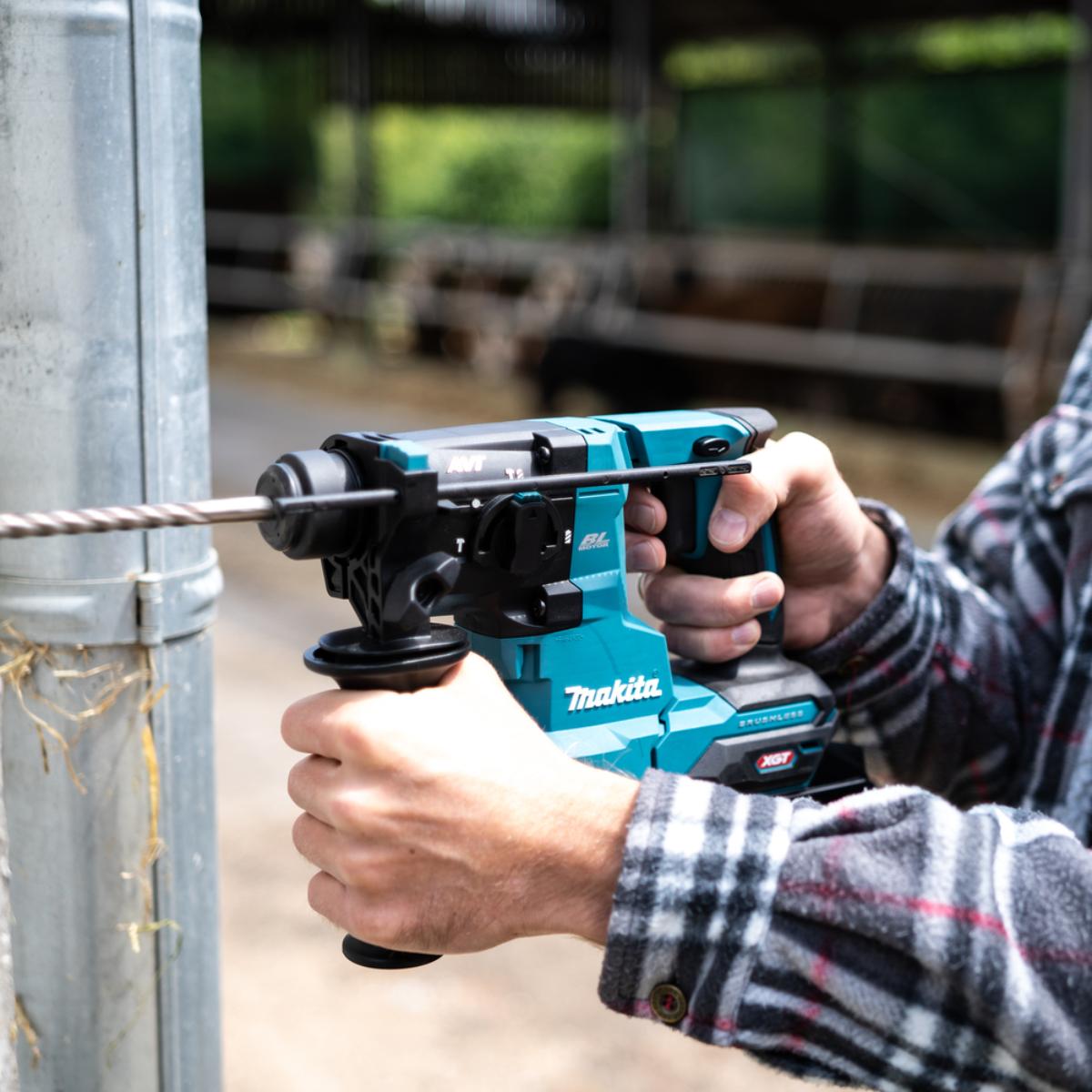 Makita Akku-Kombihammer 40V max. - SDS-PLUS - 2,1 J - 20 mm - HR010GD201