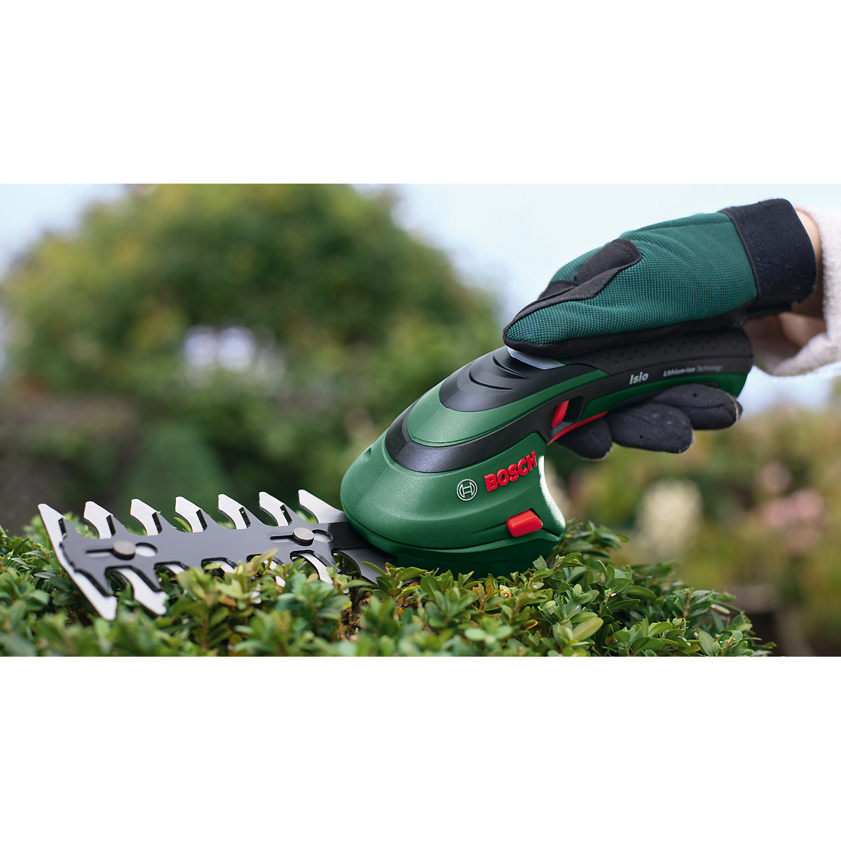 Bosch Akku-Strauch- und -Grasscheren-Set Isio
