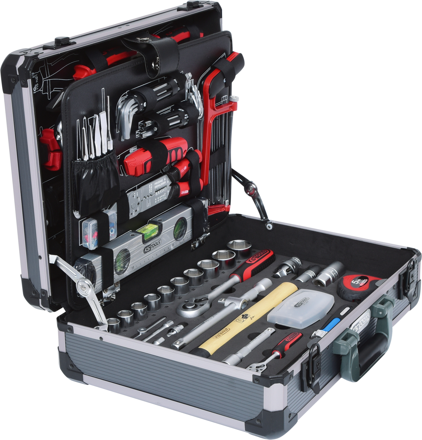 KS Tools 1/4"+1/2" Werkzeug-Satz, 127-tlg