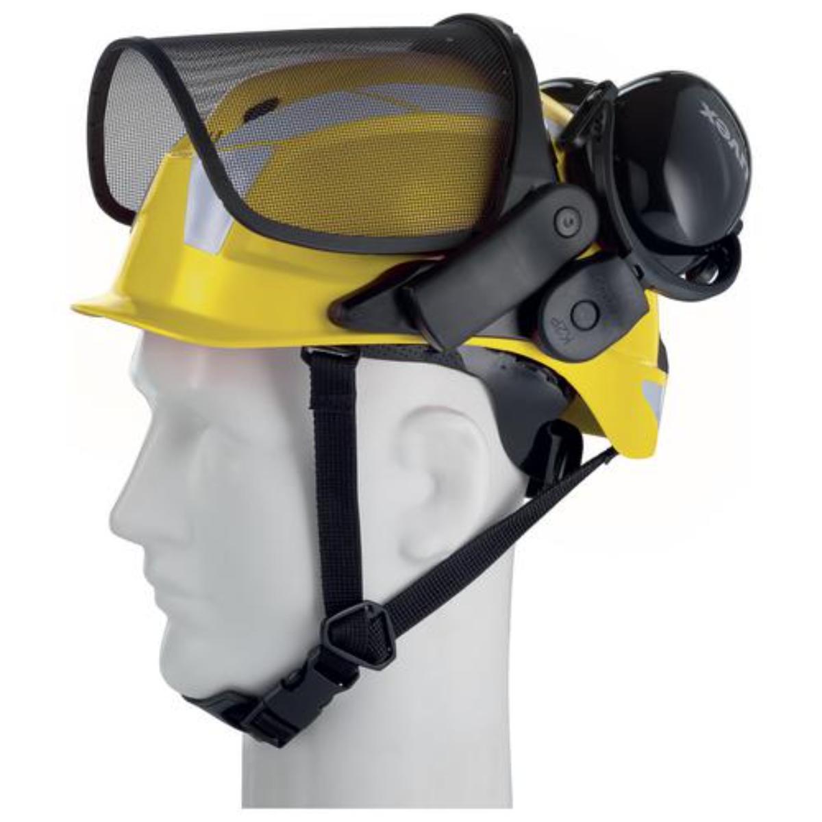 uvex pheos forestry Schutzhelm inkl. Waldarbeiter-Set - pheos B-S-WR, pheos Waldarbeitervisier u. ph