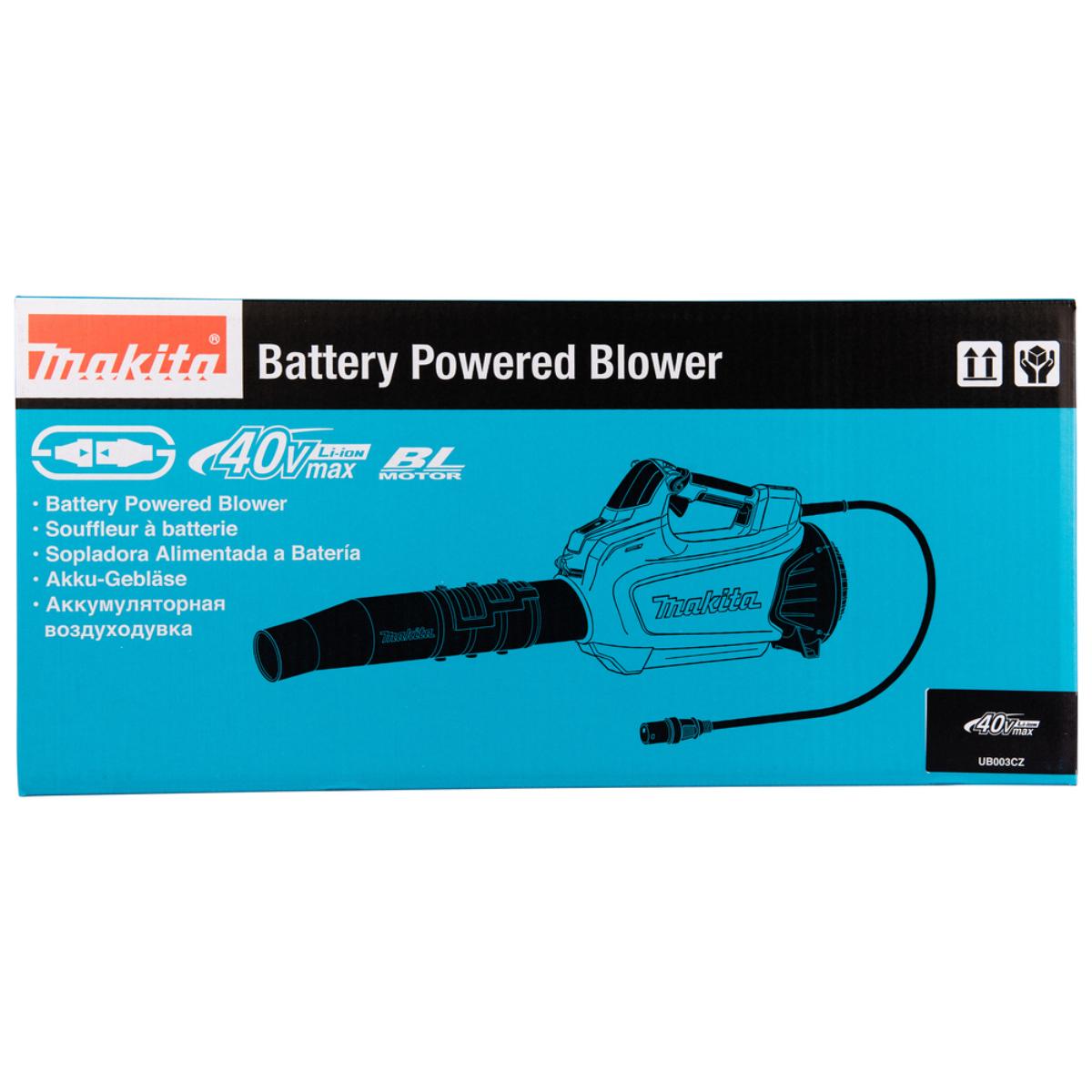 Makita Akku-Gebläse PDC-Connector - 0-17,6 m³/min - 0-86 m/s - UB003CZ