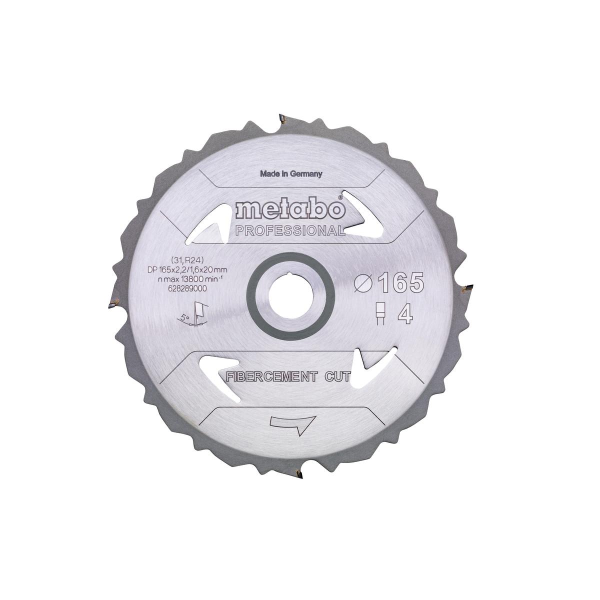 Metabo Sägeblatt fibercement cut - professional PCD FZ 5°