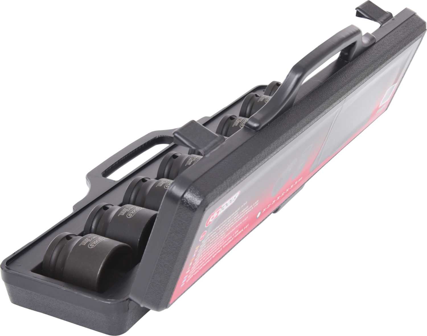 KS Tools 3/4" Sechskant-Kraft-Stecknuss-Satz, 8-tlg kurz, 24-38mm