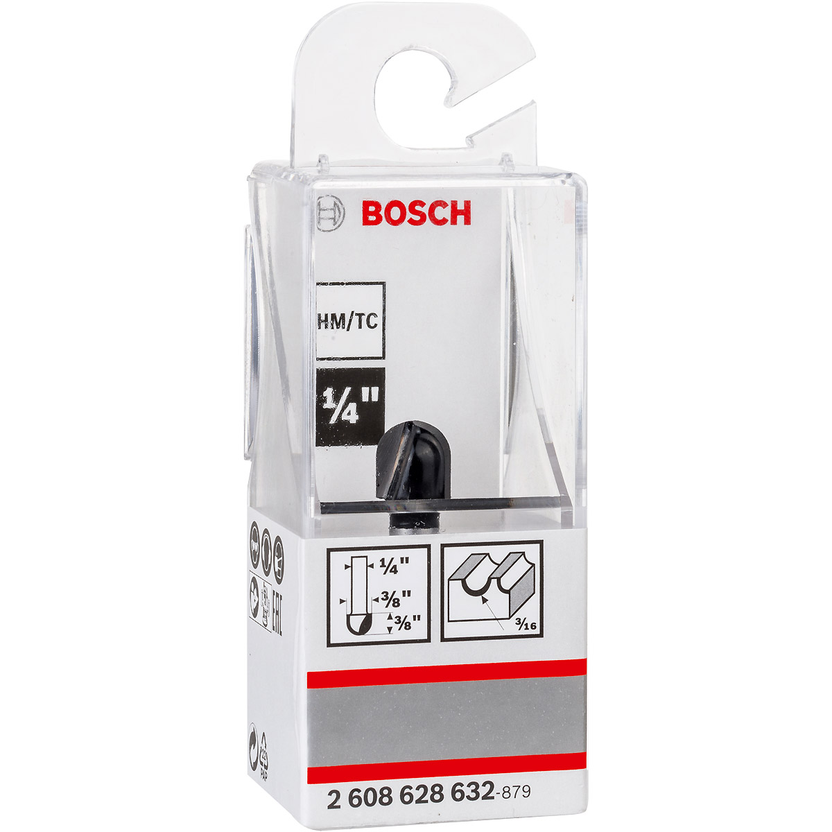 Bosch PRO Hohlkehlenfräser, Standard for Wood zöllig