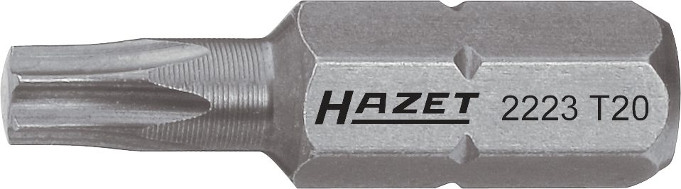 HAZET Bit Sechskant 6,3 (1/4 Zoll) Tamper Resistant TORX® Profil