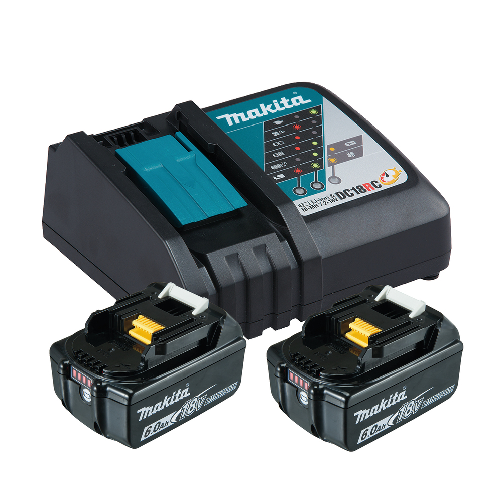 Makita Power Source-Kit LXT 18V / 2x 6Ah Akku - 199480-6