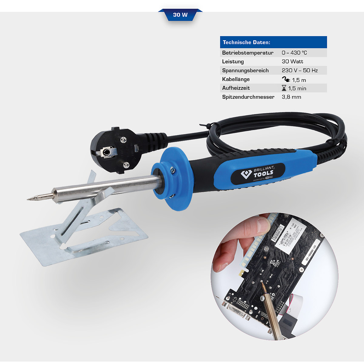Brilliant Tools Lötkolben, 30 W