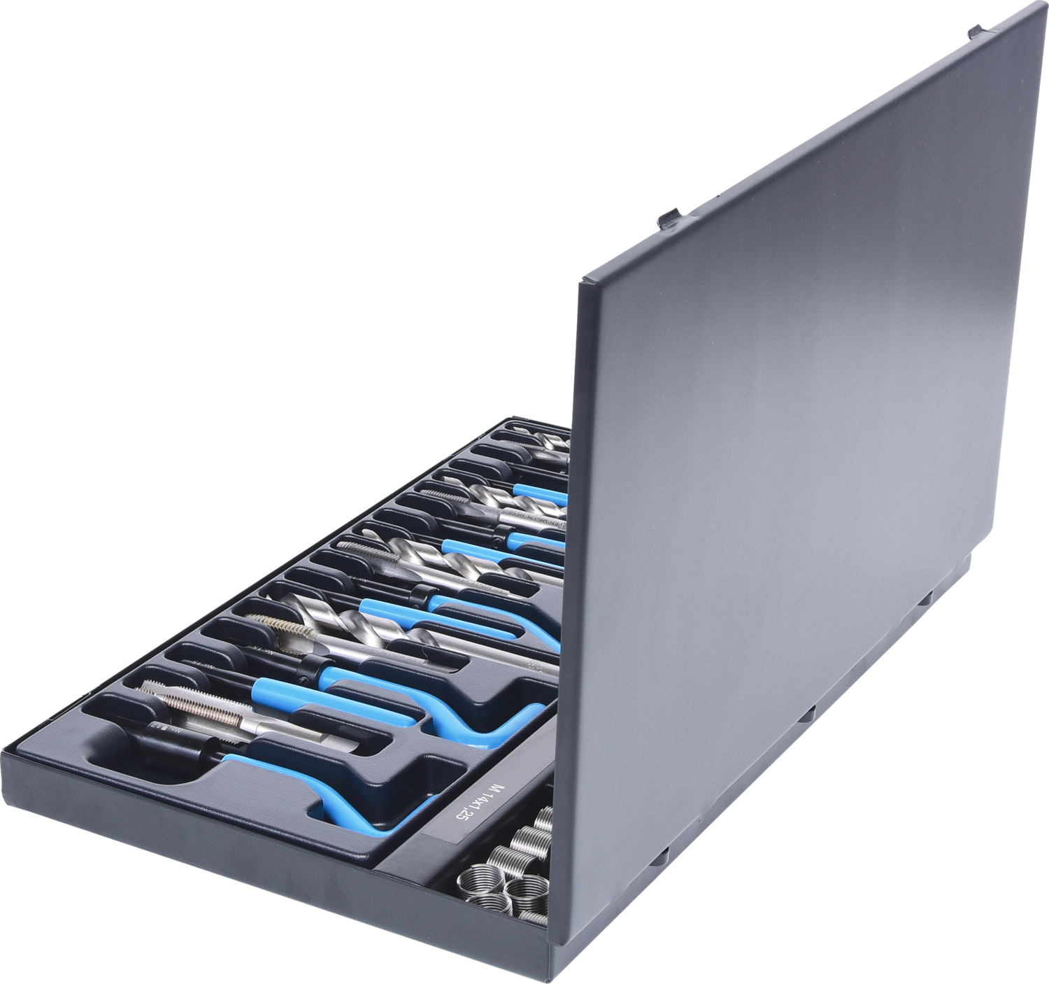 KS Tools Nirostahl Gewinde-Reparatur-Satz M6-M14, 113-tlg