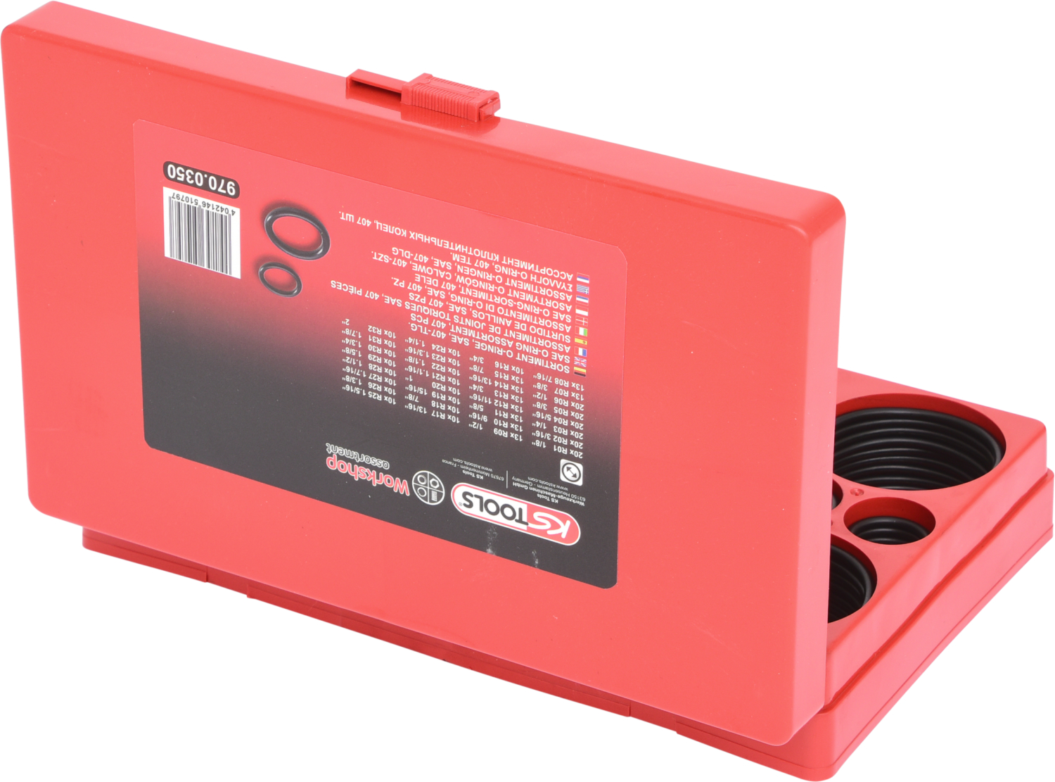 KS Tools Sortiment O-Ringe,SAE,407-tlg