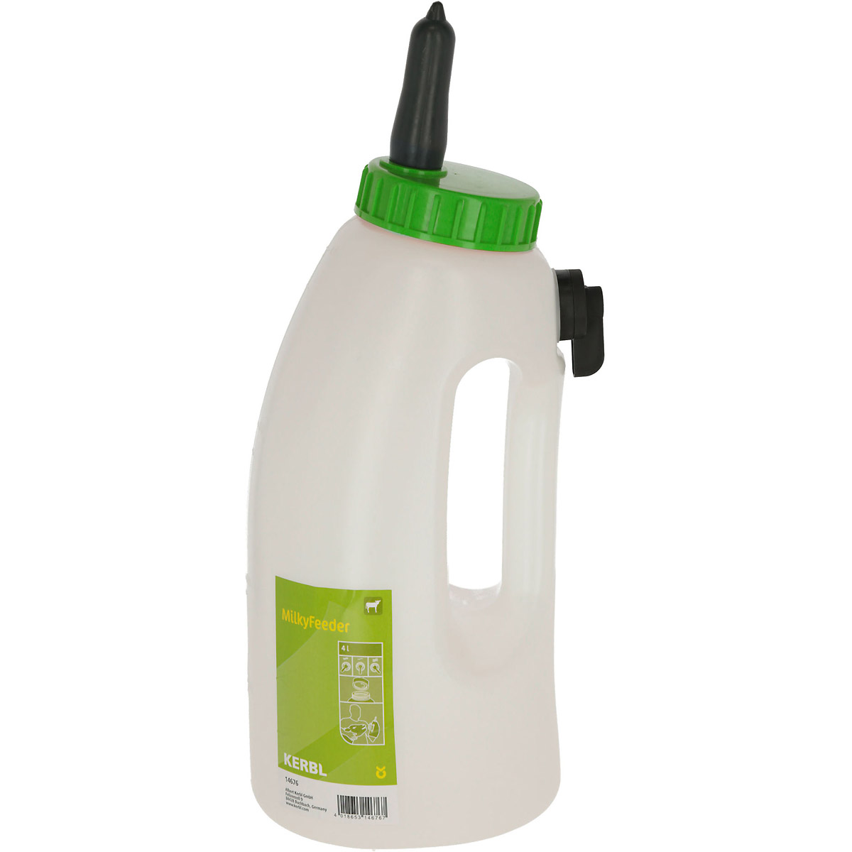 Kerbl Kälberflasche MilkyFeeder 4l mit Sauger, 3-Stufen-Ventil