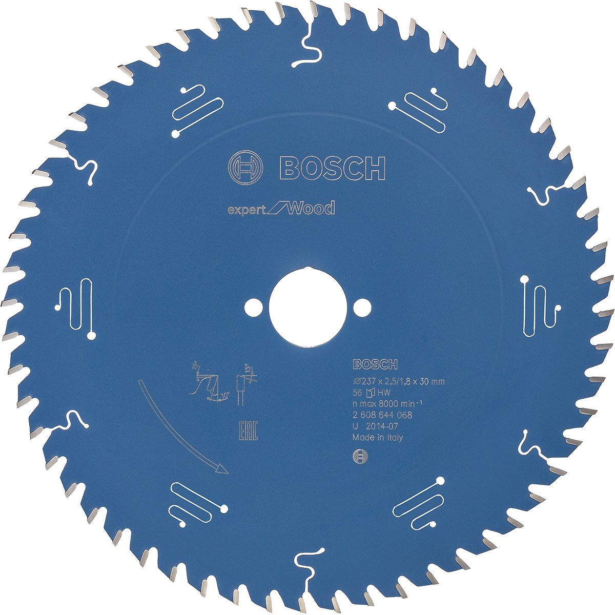 Bosch Kreissägeblatt Expert for Wood ø 237 mm
