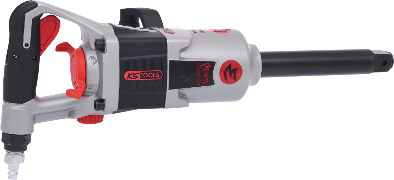 KS Tools 1" superMONSTER Hochleistungs-Druckluft-Schlagschrauber, 3405Nm, 504 mm