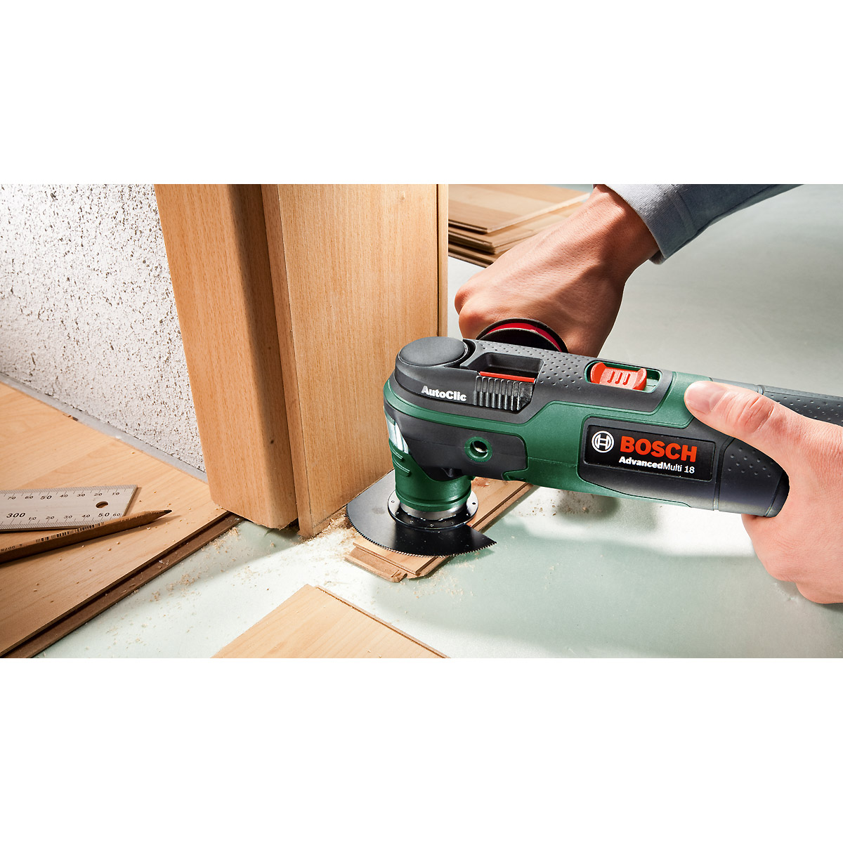Bosch Akku-Multifunktionswerkzeug AdvancedMulti 18, mit 1 x PBA 18V 2.5 Ah Akku