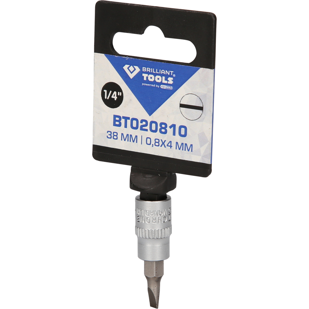Brilliant Tools 1/4" Schlitz Bit-Stecknuss