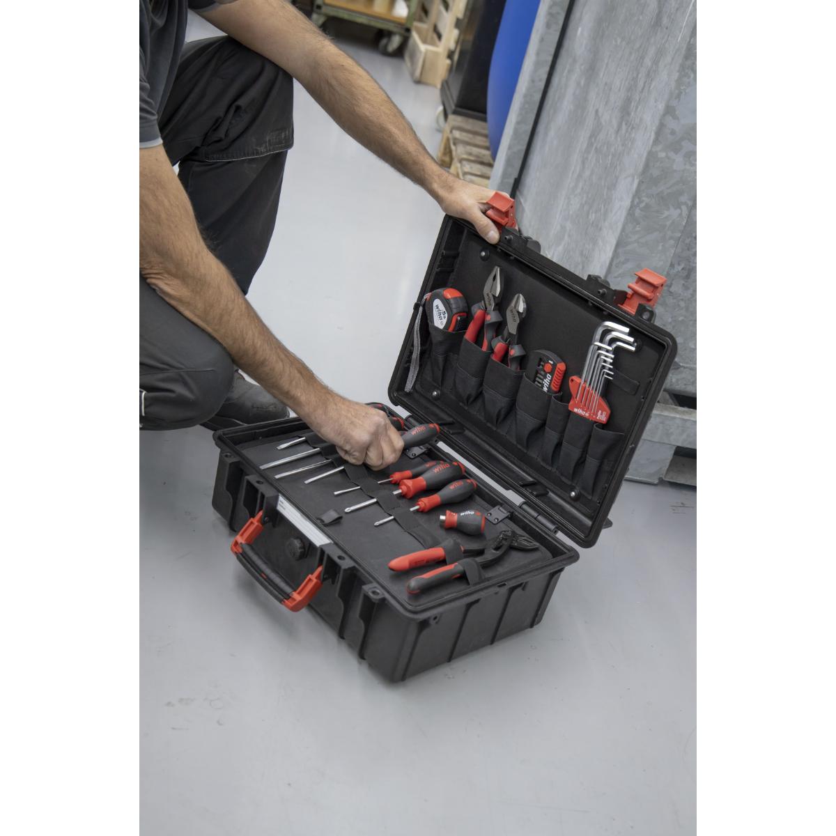 Wiha Werkzeugkoffer Basic Set L mechanic 36-teilges Set