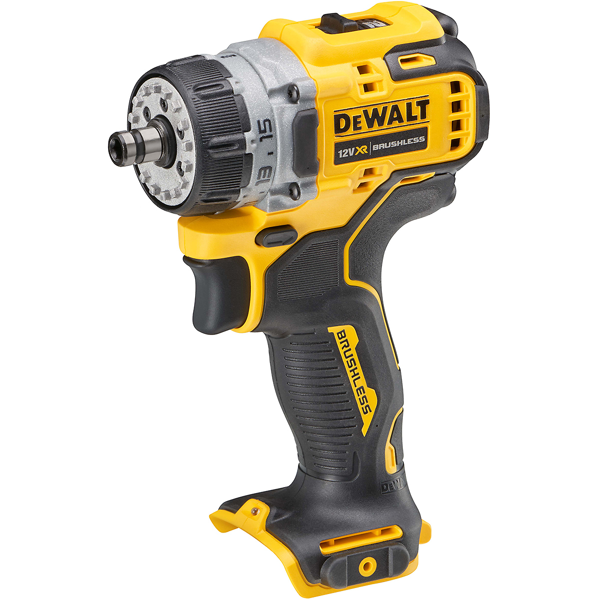 DEWALT Akku-Bohrschrauber + 4 Wechselköpfe 12V Basisversion