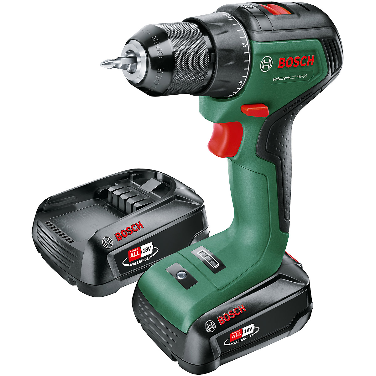 Bosch UniversalDrill 18V-60 (2x 2,0Ah)
