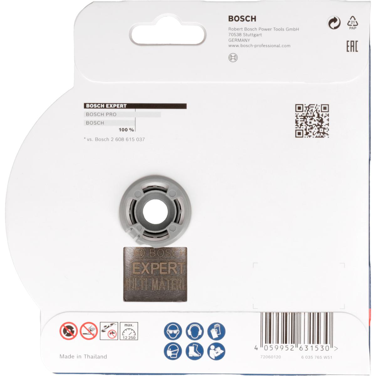 Bosch EXPERT MultiMaterial X-LOCK Diamanttrennscheiben, 22,23 x 2,4 x 12 mm