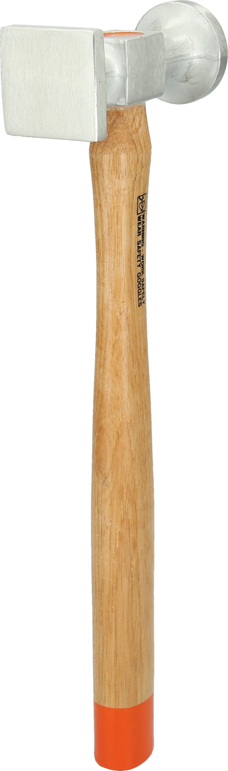 KS Tools Aluminium-Karosserie-Standard-Hammer gewölbter Kopf, rund-eckig 
