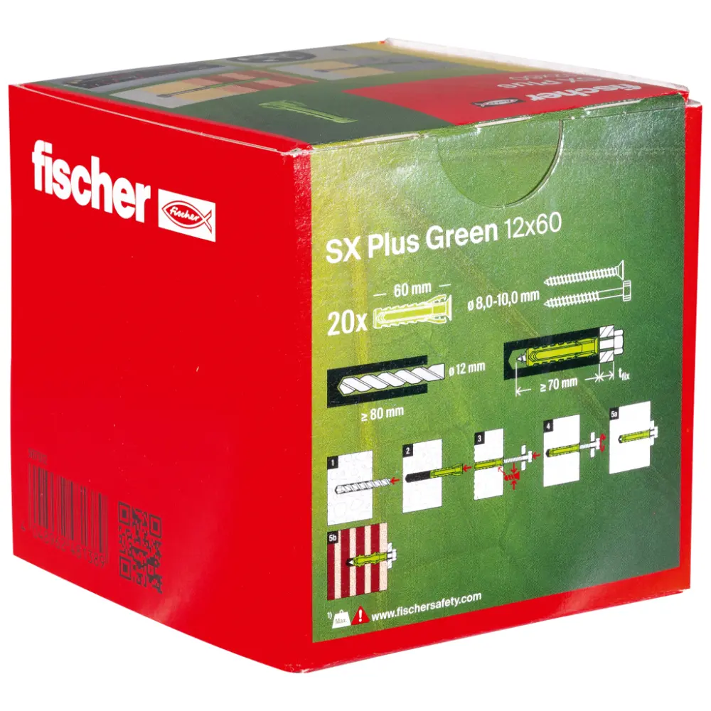 Fischer Spreizdübel SX Plus Green 12x60