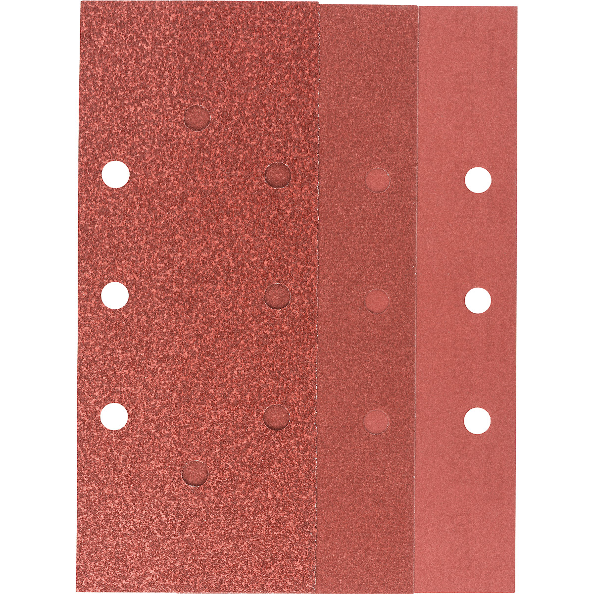 Bosch Schleifblatt-Set für Schwingschleifer, 25-teilig, 6 Löcher, 93 x 230 mm, 60-240
