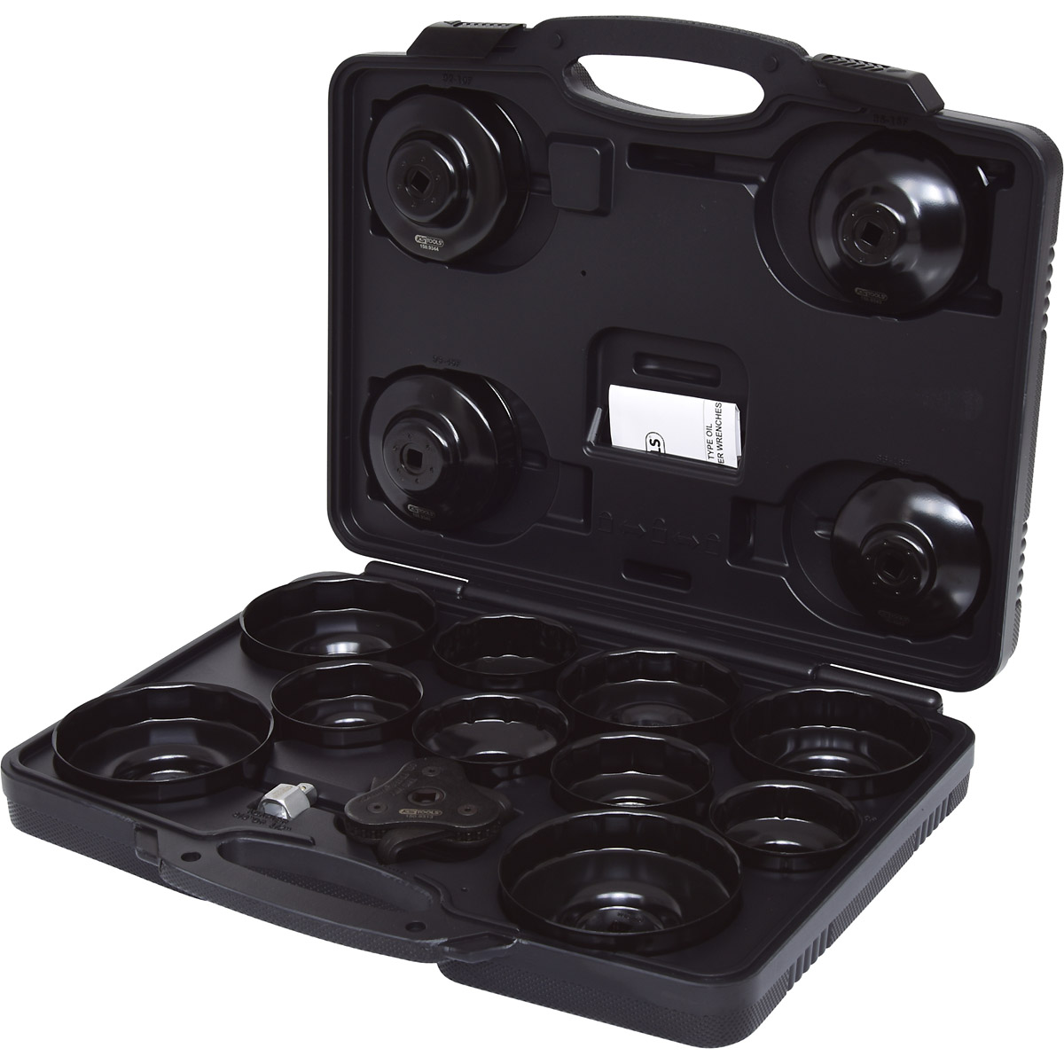 KS Tools 3/8" Ölfilterschlüssel-Satz, 16-tlg