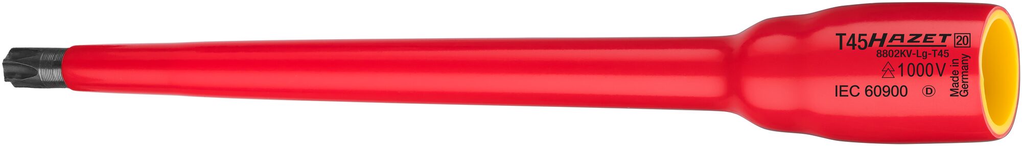 HAZET Schraubendreher-Steckschlüsseleinsatz TORX lang (3/8 Zoll) 