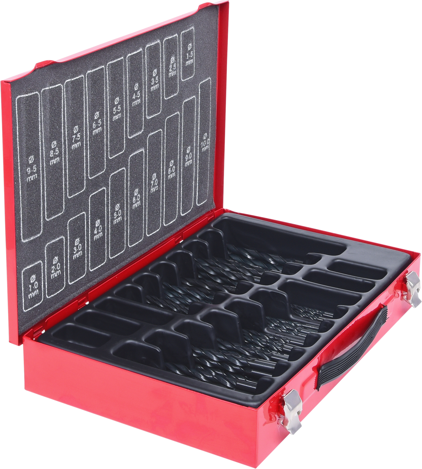 KS Tools HSS-R Spiralbohrer-Satz, 170-tlg, 1-10mm