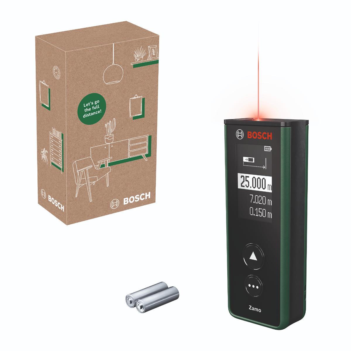 Bosch Digitaler Laser-Entfernungsmesser Zamo ECO- Lieferkarton