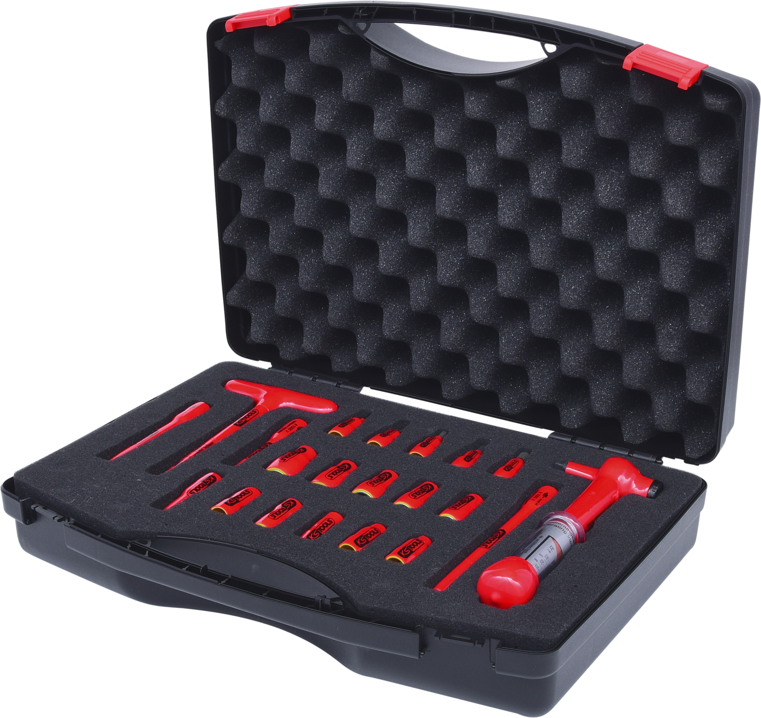 KS Tools 1/4" Steckschlüssel-Satz mit isolierten Werkzeugen, 21-tlg