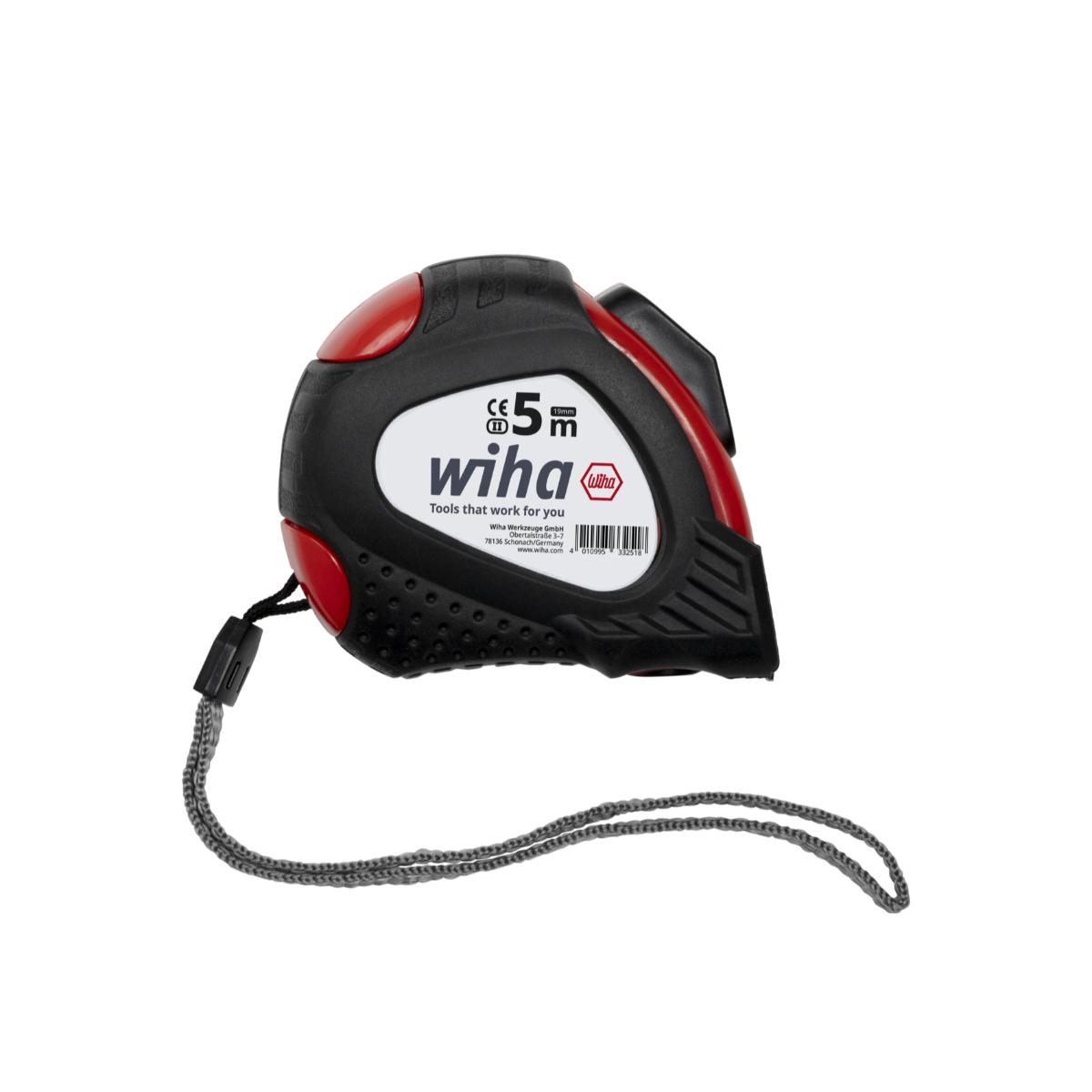 Wiha Maßband 5m mit Gürtelclip