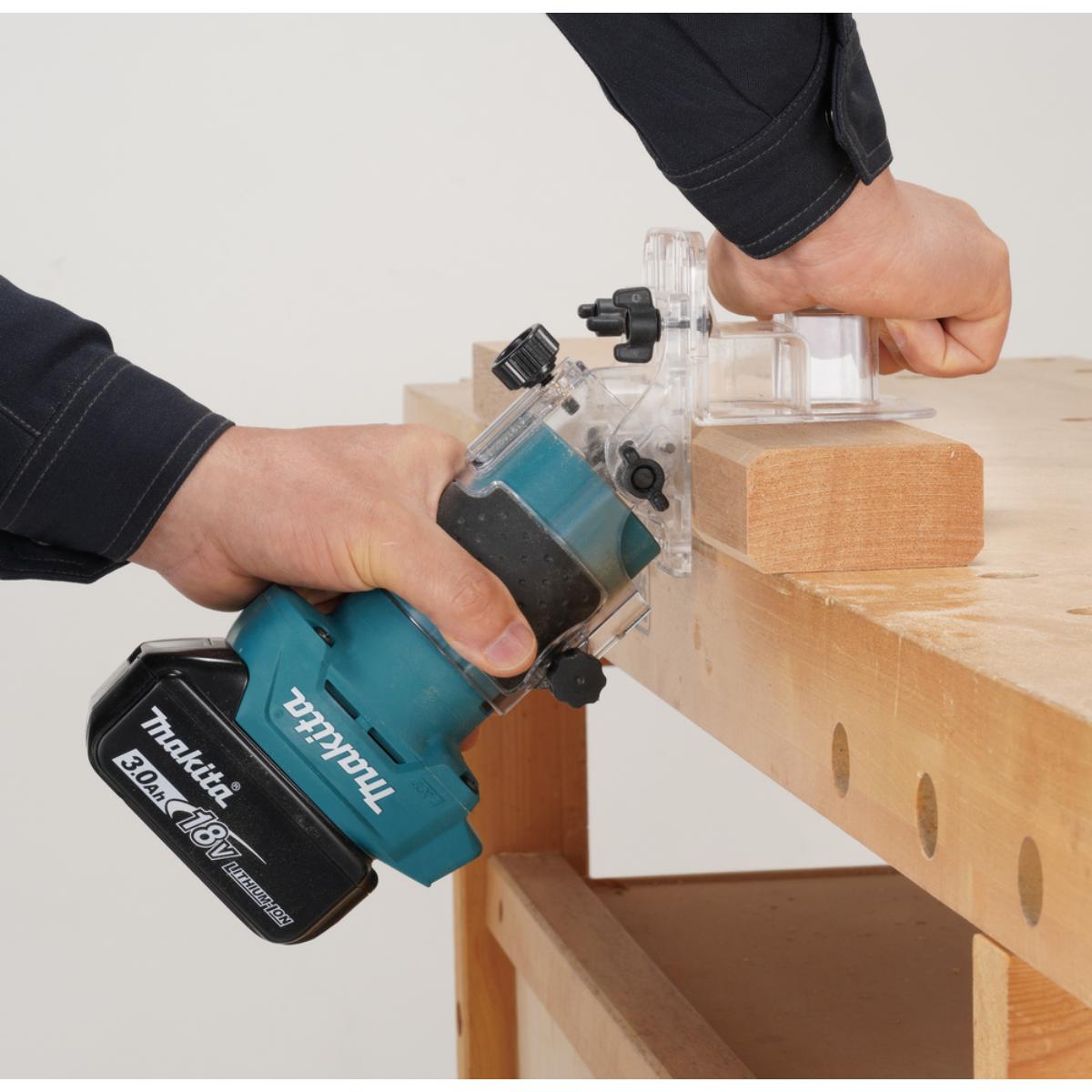 Makita Akku-Kantenfräse 6 mm - 30.000 U/min - DRT52Z